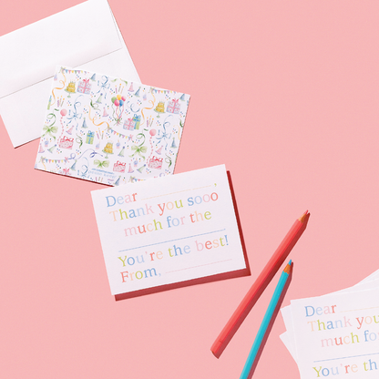Joy Creative Shop x Petite Keep™ Fill In the Blank Thank You Notes