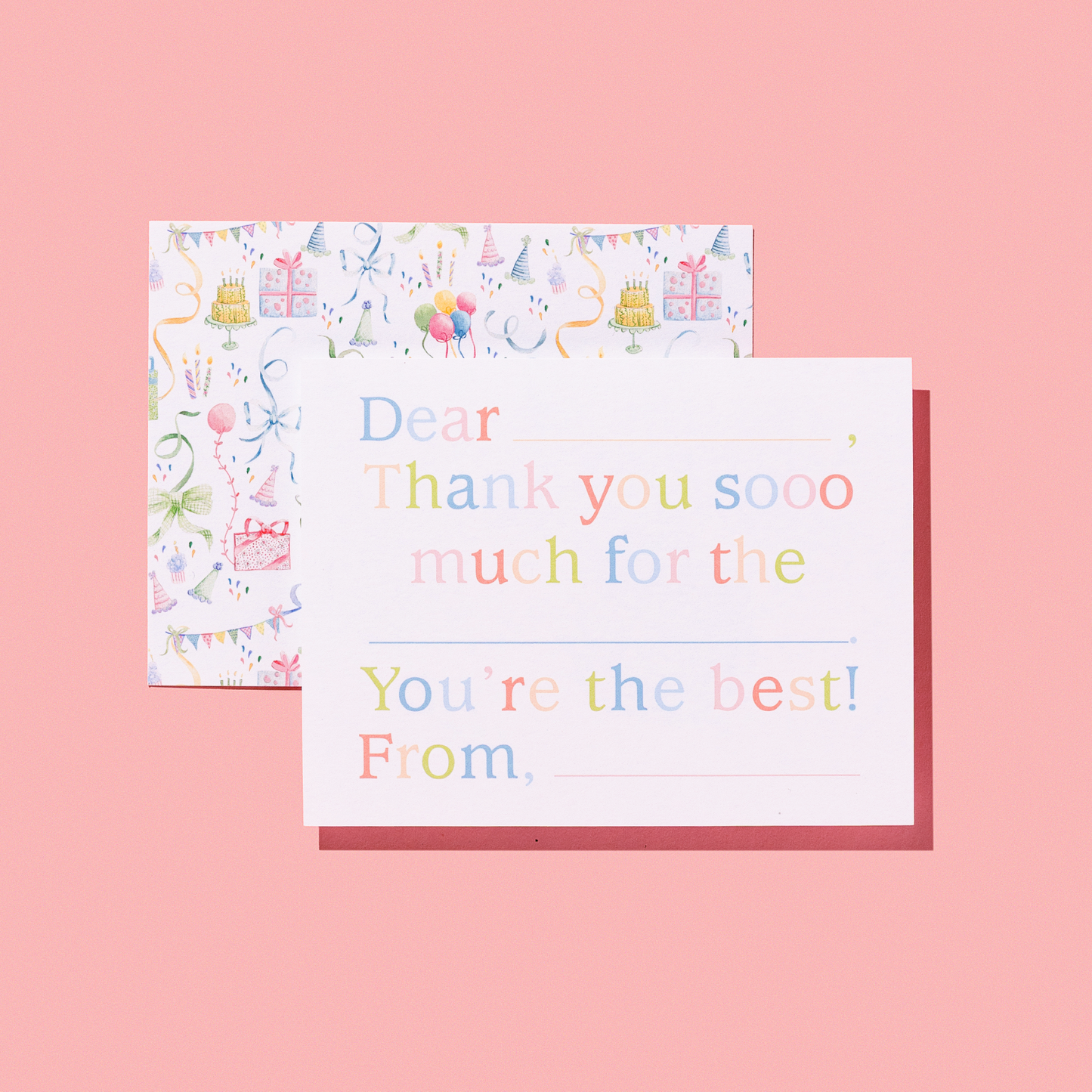 Joy Creative Shop x Petite Keep™ Fill In the Blank Thank You Notes