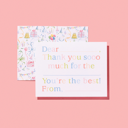 Joy Creative Shop x Petite Keep™ Fill In the Blank Thank You Notes