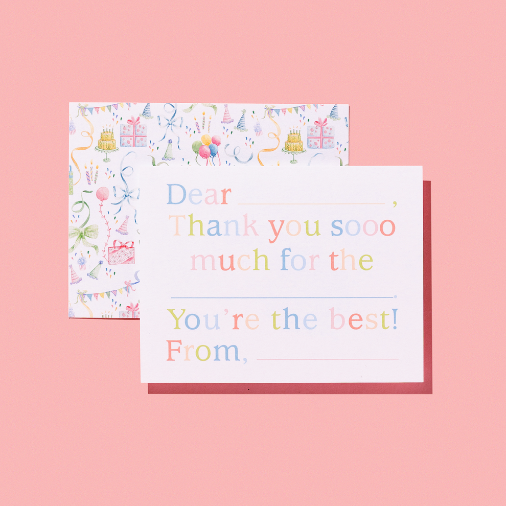 Joy Creative Shop x Petite Keep™ Fill In the Blank Thank You Notes