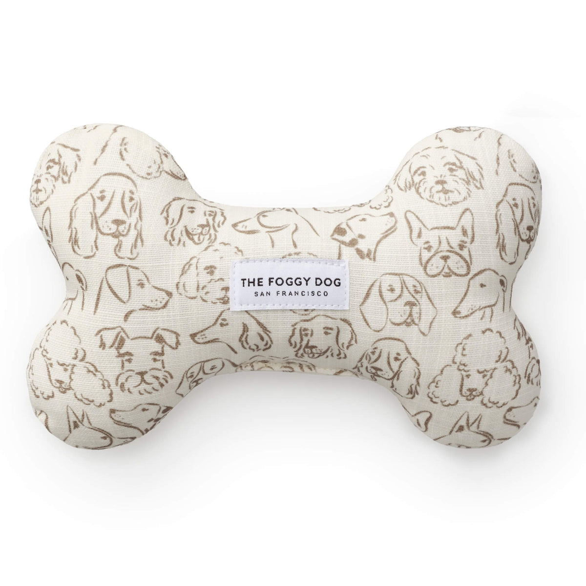 The Foggy Dog x Petite Keep Best in Show Dog Squeaky Toy