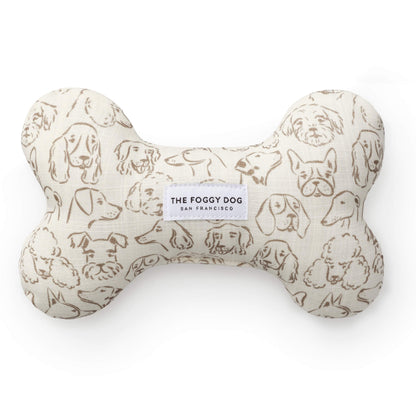 The Foggy Dog x Petite Keep Best in Show Dog Squeaky Toy