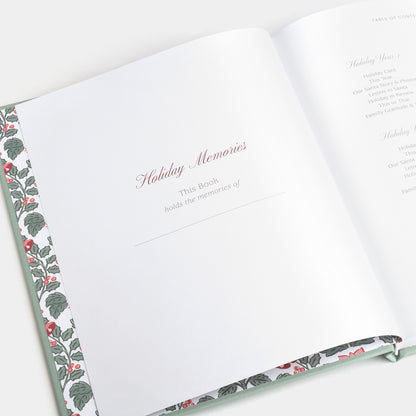 Holiday Memories Book