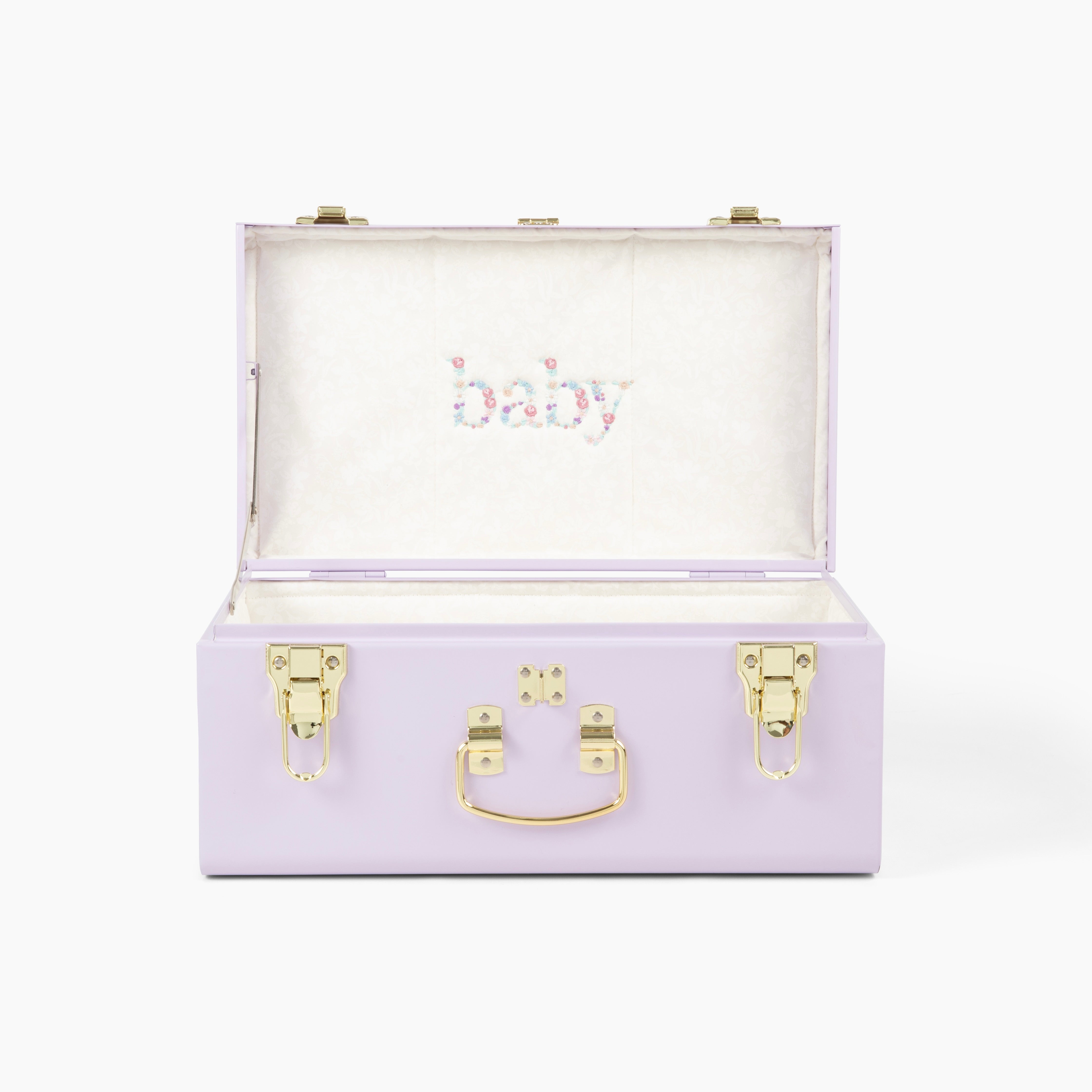 Quick Ship Floral 'Baby' Mini Baby Trunk