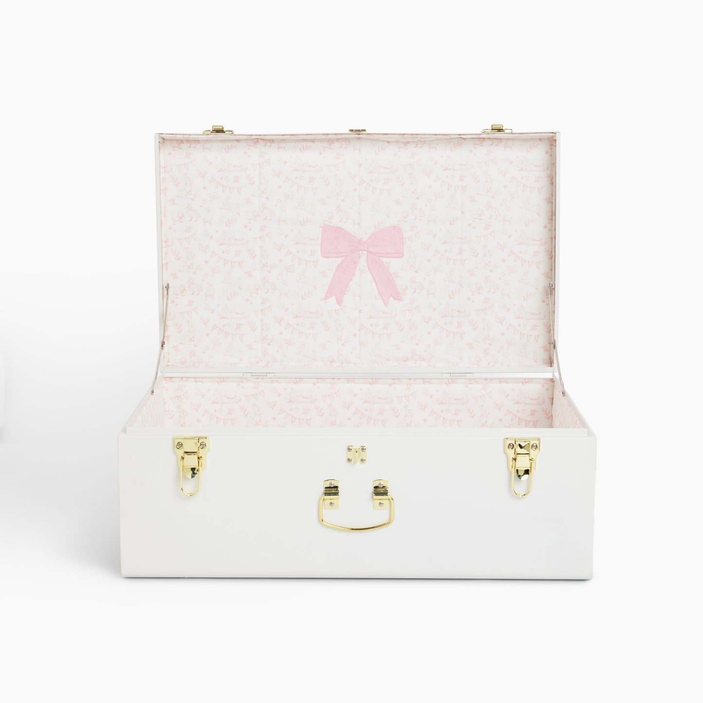 Quick Ship Pink Bow Grand Baby Trunk