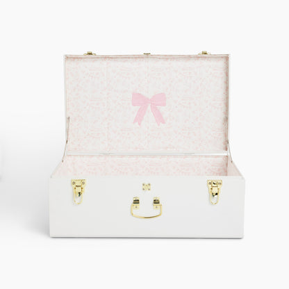 Quick Ship Pink Bow Grand Baby Trunk